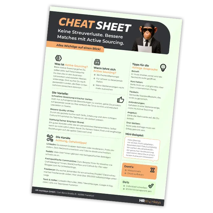 active sourcing in deinem recruiting