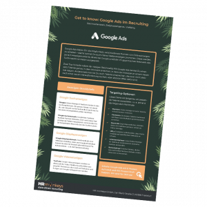 get to know: google ads im recruiting