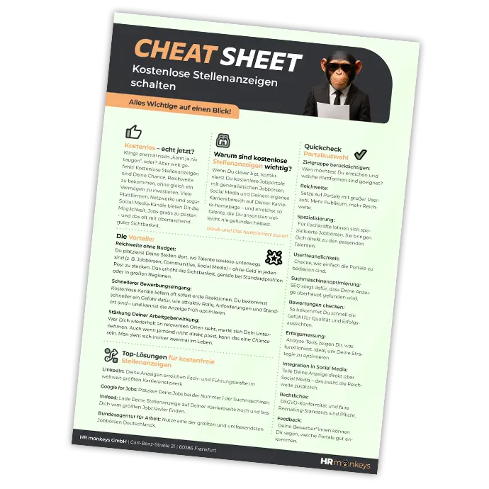 kostenlose stellenanzeigen schalten